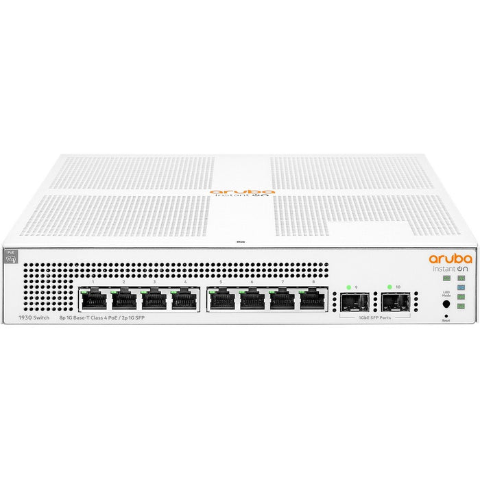 Aruba Instant On 1930 8G Class4 PoE 2SFP 124W Switch JL681A